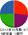 廣瀬興業 貸借対照表 2012年10月期