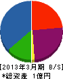 井上昇商店 貸借対照表 2013年3月期