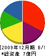 田島工業 貸借対照表 2009年12月期