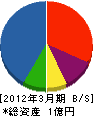 羽田 貸借対照表 2012年3月期