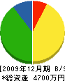 本田工務店 貸借対照表 2009年12月期