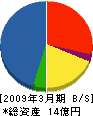 横浜ゴムＭＢＴ 貸借対照表 2009年3月期