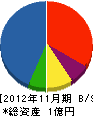 鈴木設備工業 貸借対照表 2012年11月期