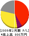今井電機 損益計算書 2009年2月期
