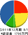 桜井塗装店 貸借対照表 2011年12月期