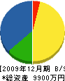 小島建業 貸借対照表 2009年12月期