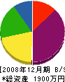 藤井工業 貸借対照表 2008年12月期