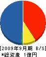 堀内工務店アーキテクツ 貸借対照表 2009年9月期