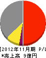 大協電通 損益計算書 2012年11月期