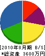 井＊鉄工所 貸借対照表 2010年8月期