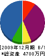 髙﨑設備 貸借対照表 2009年12月期