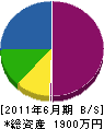 塚本土建工業 貸借対照表 2011年6月期