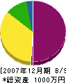 旭光商会 貸借対照表 2007年12月期