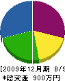 楽山庭園 貸借対照表 2009年12月期