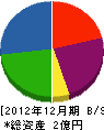 横田 貸借対照表 2012年12月期