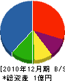 篠宮工務店 貸借対照表 2010年12月期