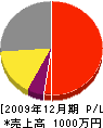 玉田電機工事 損益計算書 2009年12月期