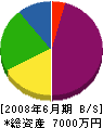 仲田建設 貸借対照表 2008年6月期