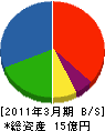 東邦福島 貸借対照表 2011年3月期