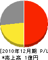 日本電工社 損益計算書 2010年12月期