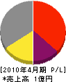 竹内電気工業 損益計算書 2010年4月期