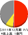 小笠原電気 損益計算書 2011年12月期
