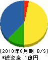 広沢電気工事 貸借対照表 2010年8月期