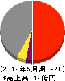 横井組 損益計算書 2012年5月期