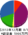 大嶋緑地造園 貸借対照表 2012年12月期