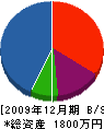 竹田建設 貸借対照表 2009年12月期