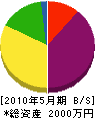 菅原建設 貸借対照表 2010年5月期