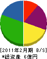 志村企業サービス 貸借対照表 2011年2月期