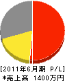 嶋村設備 損益計算書 2011年6月期