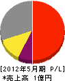 小川電工 損益計算書 2012年5月期
