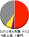 増田工務店 損益計算書 2012年6月期