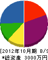 佐藤組 貸借対照表 2012年10月期