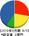 稲村工業 貸借対照表 2010年9月期