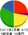 岩井金属工業 貸借対照表 2011年3月期