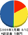 東京ガスカンドーサクセス 貸借対照表 2009年3月期