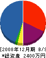 中工業 貸借対照表 2008年12月期