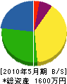 山田電気 貸借対照表 2010年5月期