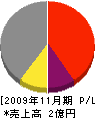 神尾組 損益計算書 2009年11月期