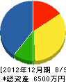 池田産業 貸借対照表 2012年12月期