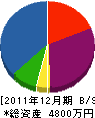 辻栄建設 貸借対照表 2011年12月期