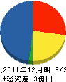 岡崎電工 貸借対照表 2011年12月期