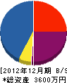 東京管工業 貸借対照表 2012年12月期
