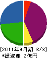 環境整備高崎センター 貸借対照表 2011年9月期