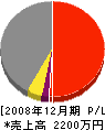 志良堂土建 損益計算書 2008年12月期
