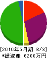 吉田建設工業 貸借対照表 2010年5月期