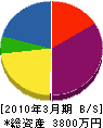 広瀬電工 貸借対照表 2010年3月期